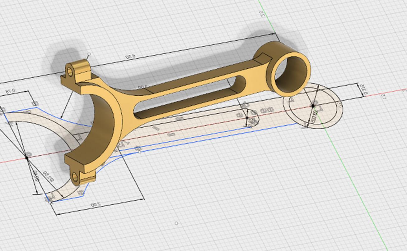 render of drafting schematics 